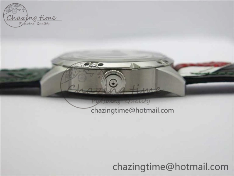 Flexible Konstantin Chaykin Joker SS TWF Best Edition Joker Dial Green Inner Bezel on Leather Strap NH35A V 7521