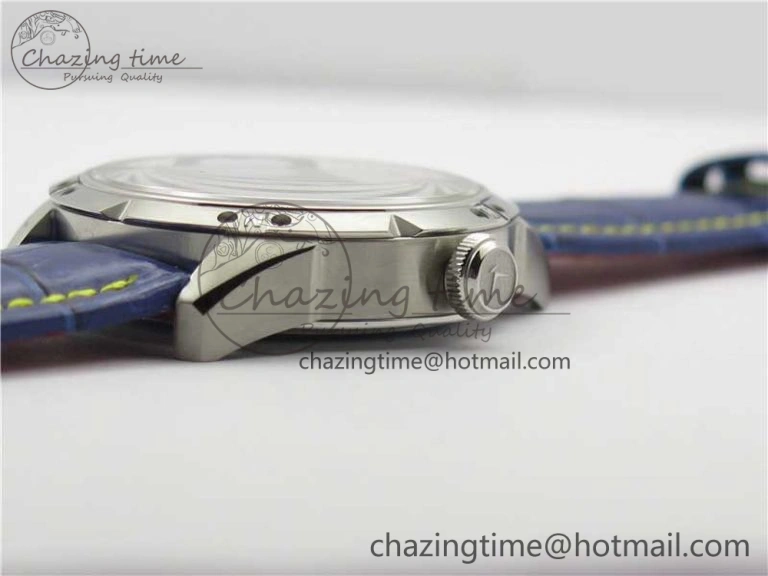 Konstantin Chaykin Joker SS TWF Best Edition White Dial Yellow Inner Bezel on Blue Leather Strap NH35A Compact 7515