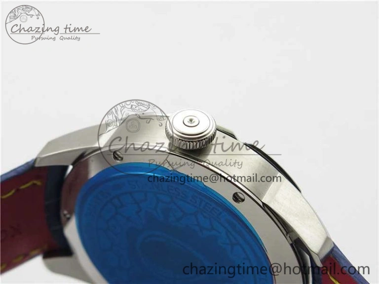 Konstantin Chaykin Joker SS TWF Best Edition White Dial Yellow Inner Bezel on Blue Leather Strap NH35A Compact 7515
