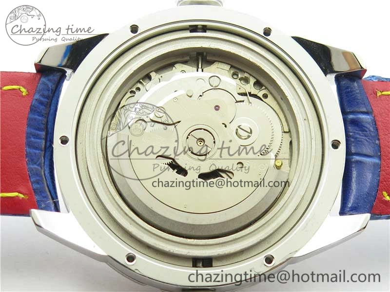Konstantin Chaykin Joker SS TWF Best Edition White Dial Yellow Inner Bezel on Blue Leather Strap NH35A Compact 7515