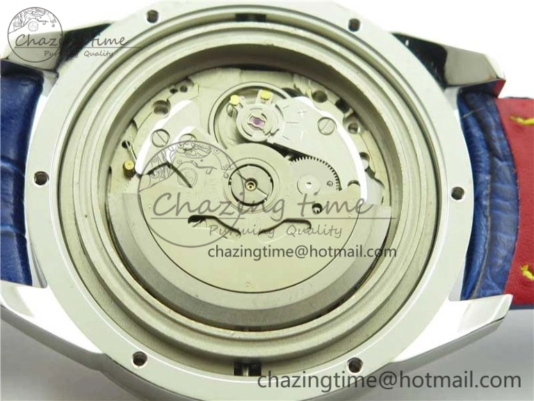 Konstantin Chaykin Joker SS TWF Best Edition White Dial Yellow Inner Bezel on Blue Leather Strap NH35A Compact 7515