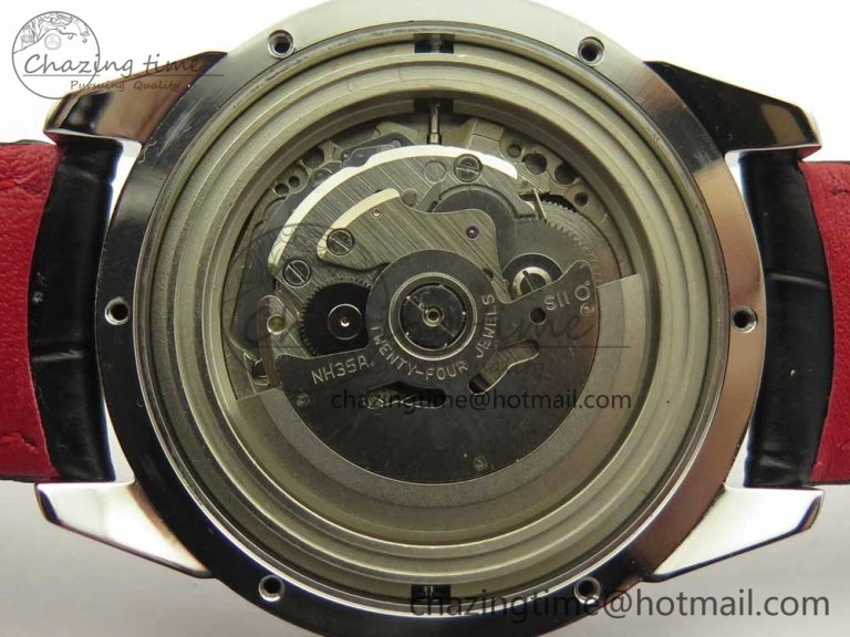 FlexibleFit Konstantin Chaykin Joker SS White Joker Dial on Black Leather Strap NH35A 7527