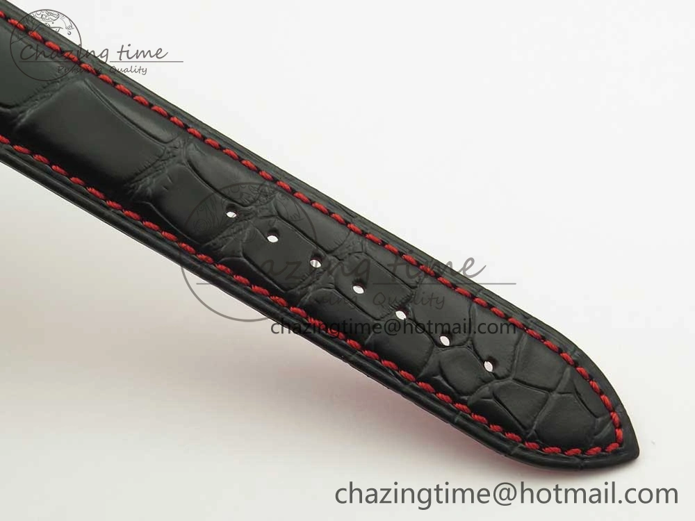FlexibleFit Konstantin Chaykin Joker SS White Joker Dial on Black Leather Strap NH35A 7527