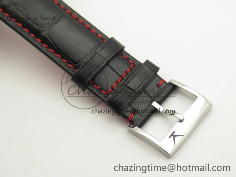 FlexibleFit Konstantin Chaykin Joker SS White Joker Dial on Black Leather Strap NH35A 7527