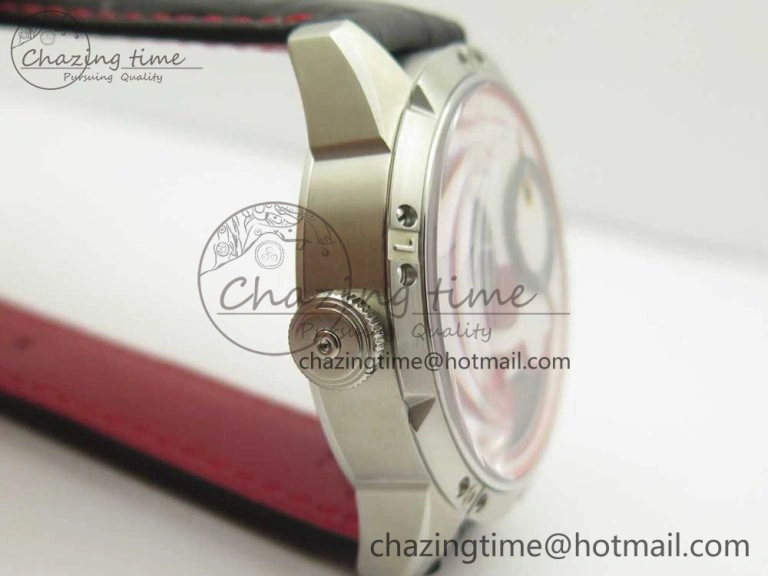 FlexibleFit Konstantin Chaykin Joker SS White Joker Dial on Black Leather Strap NH35A 7527