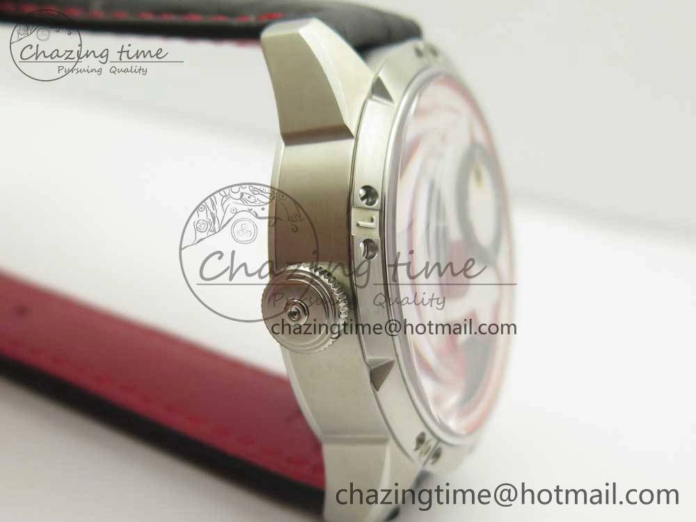 FlexibleFit Konstantin Chaykin Joker SS White Joker Dial on Black Leather Strap NH35A 7527