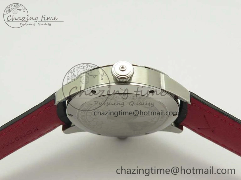 FlexibleFit Konstantin Chaykin Joker SS White Joker Dial on Black Leather Strap NH35A 7527