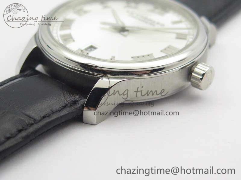 HighPerformance L.U.C 168544-3002 SS FKF 1:1 Best Edition Silver Dial On Black Leather Strap L.U.C 1.010. 6398