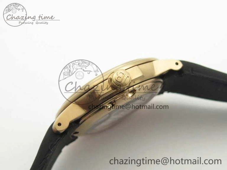 LEMAN 2850B RG 1:1 Best Edition Black Dial On Black Rubber Strap Cal. Classic 5297