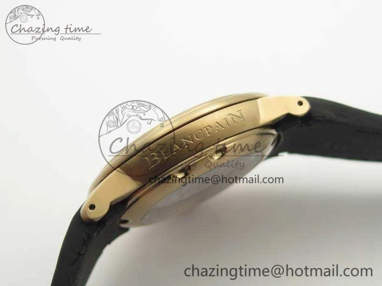 LEMAN 2850B RG 1:1 Best Edition Black Dial On Black Rubber Strap Cal. Classic 5297