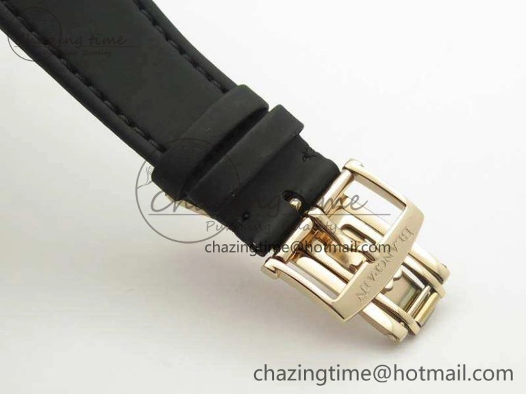 LEMAN 2850B RG 1:1 Best Edition Black Dial On Black Rubber Strap Cal. Classic 5297