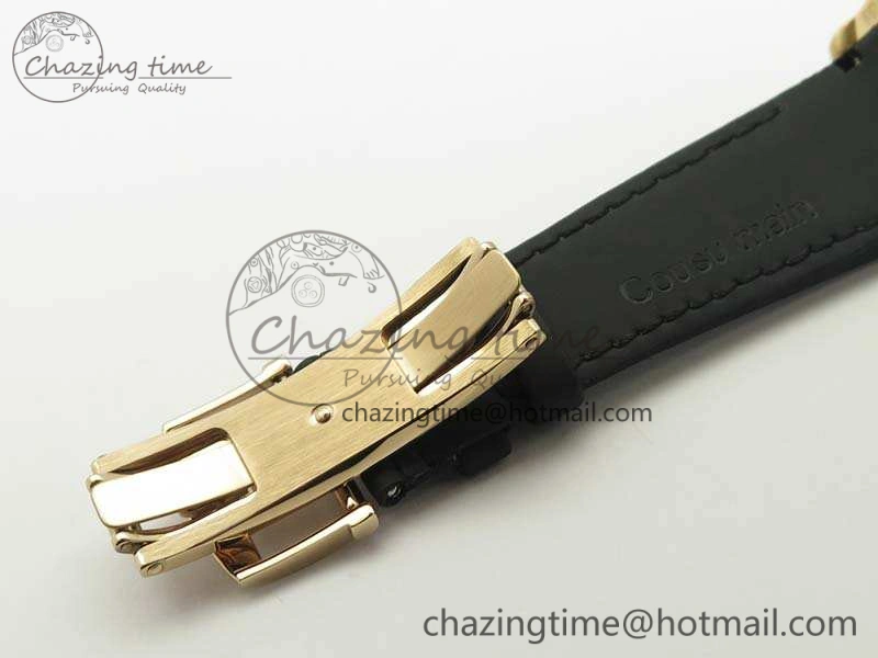 LEMAN 2850B RG 1:1 Best Edition Black Dial On Black Rubber Strap Cal. Classic 5297