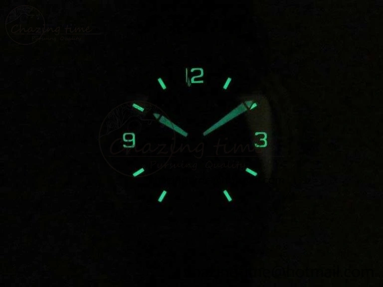 LEMAN 2850B RG 1:1 Best Edition Black Dial On Black Rubber Strap Cal. Classic 5297