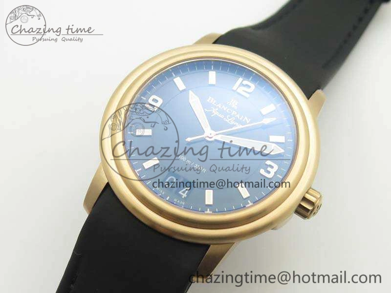 LEMAN 2850B RG 1:1 Best Edition Black Dial On Black Rubber Strap Cal. Classic 5297