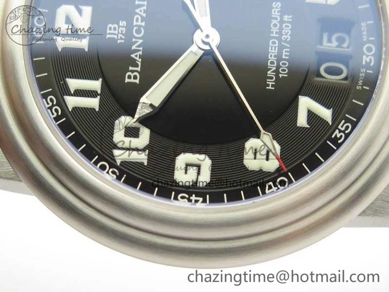 Trendsetting LEMAN 2850B SS 1:1 Best Edition Black Dial Numeral Markers On Black Rubber Strap Cal. 5310