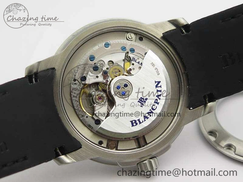Trendsetting LEMAN 2850B SS 1:1 Best Edition Black Dial Numeral Markers On Black Rubber Strap Cal. 5310
