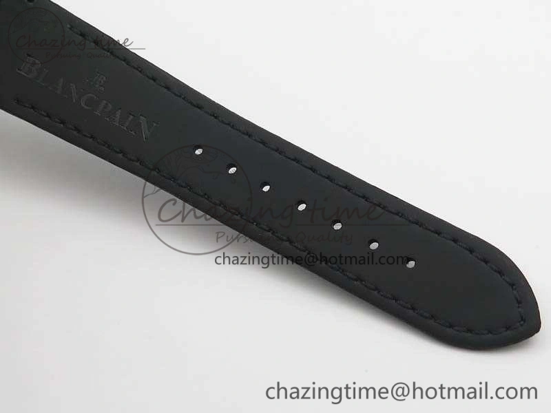 Trendsetting LEMAN 2850B SS 1:1 Best Edition Black Dial Numeral Markers On Black Rubber Strap Cal. 5310