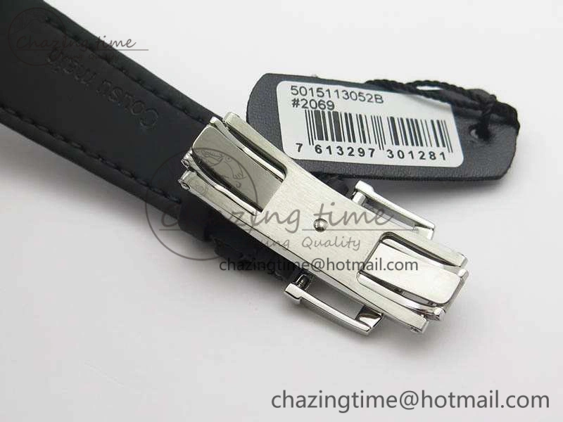 Trendsetting LEMAN 2850B SS 1:1 Best Edition Black Dial Numeral Markers On Black Rubber Strap Cal. 5310
