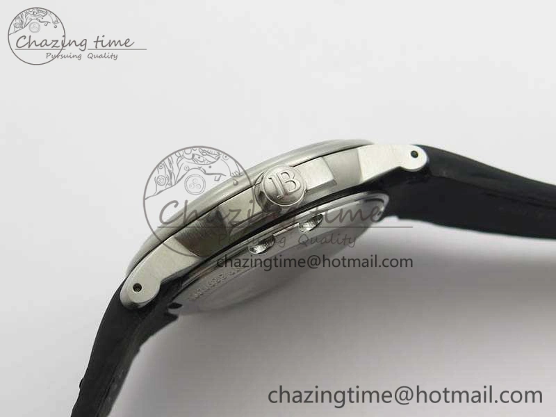 Trendsetting LEMAN 2850B SS 1:1 Best Edition Black Dial Numeral Markers On Black Rubber Strap Cal. 5310