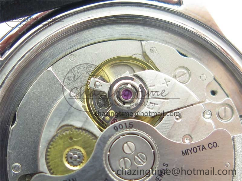 LEMAN Automatic SS 3AF Best Edition Black Dial on Black Leather Strap MIYOTA Efficient 5271