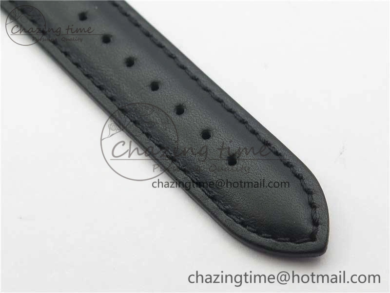 LEMAN Automatic SS 3AF Best Edition Black Dial on Black Leather Strap MIYOTA Efficient 5271