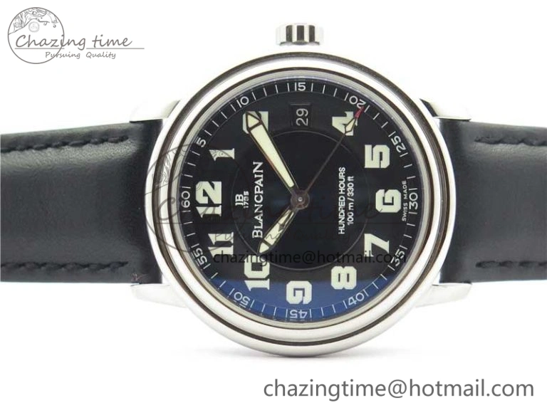 LEMAN Automatic SS 3AF Best Edition Black Dial on Black Leather Strap MIYOTA Efficient 5271