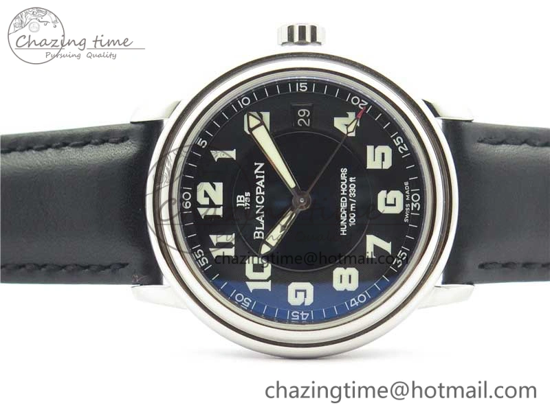LEMAN Automatic SS 3AF Best Edition Black Dial on Black Leather Strap MIYOTA Efficient 5271