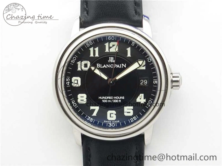 LEMAN Automatic SS 3AF Best Edition Black Dial on Black Leather Strap MIYOTA Efficient 5271