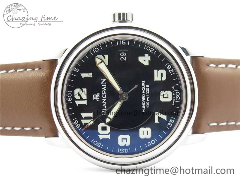 Minimalist LEMAN Automatic SS 3AF Best Edition Black Dial on Brown Leather Strap MIYOTA 5269