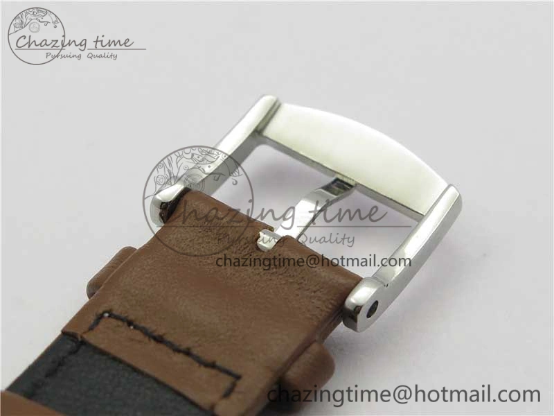Minimalist LEMAN Automatic SS 3AF Best Edition Black Dial on Brown Leather Strap MIYOTA 5269