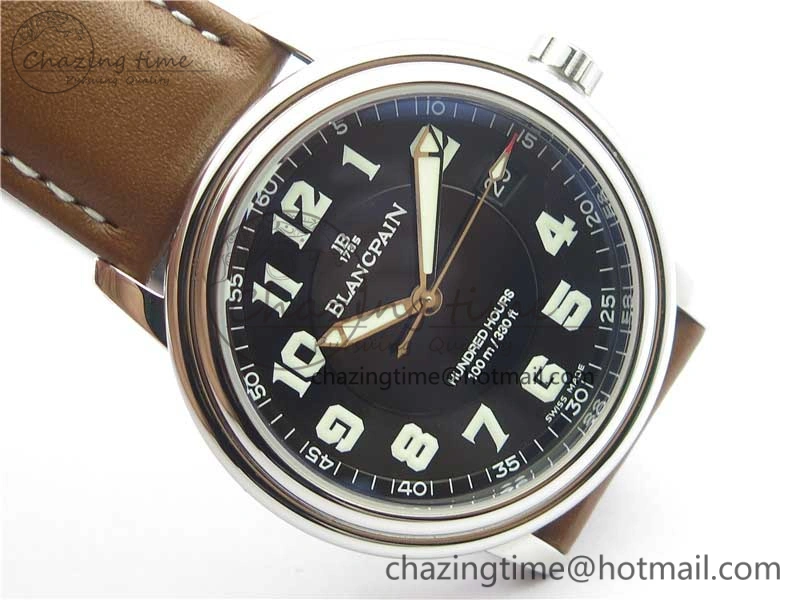 Minimalist LEMAN Automatic SS 3AF Best Edition Black Dial on Brown Leather Strap MIYOTA 5269