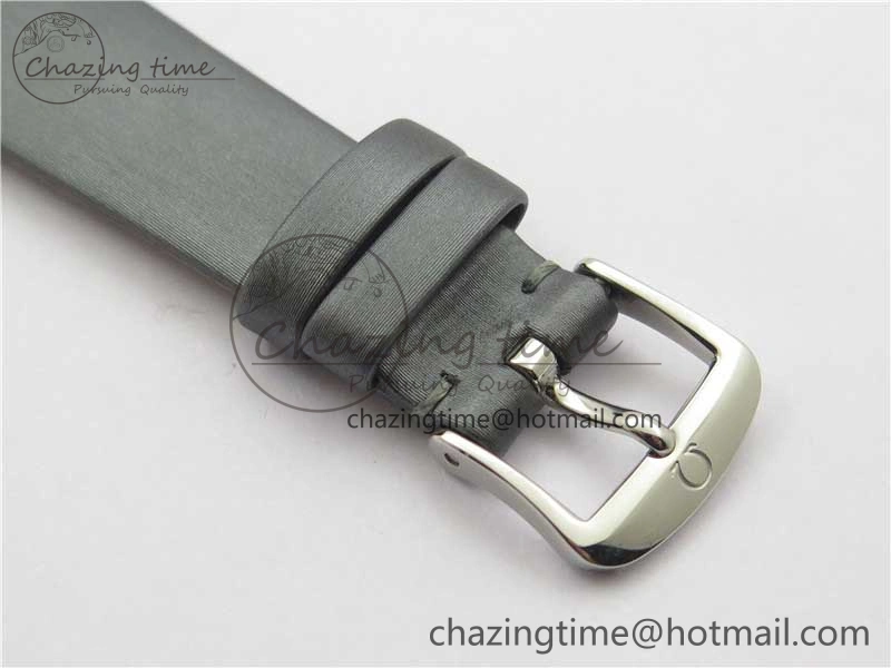 Ladies’ De Ville Trésor Diamond White Dial Gray Fabric Watch OXF 1:1 Best Edition Swiss Quartz GoAnywhere 7893