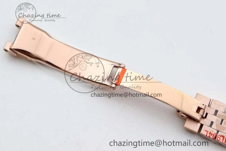 Durable Lady DateJust 28 RG TWF 1:1 Best Edition Purple Dial Roman Markers on Jubilee Bracelet NH 2139