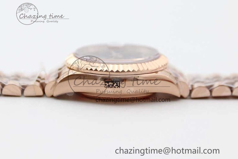 Durable Lady DateJust 28 RG TWF 1:1 Best Edition Purple Dial Roman Markers on Jubilee Bracelet NH 2139