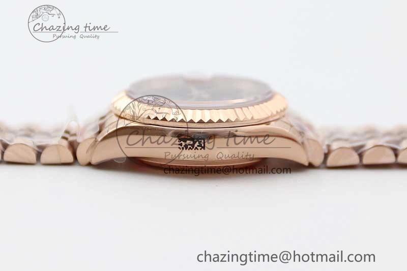 Durable Lady DateJust 28 RG TWF 1:1 Best Edition Purple Dial Roman Markers on Jubilee Bracelet NH 2139