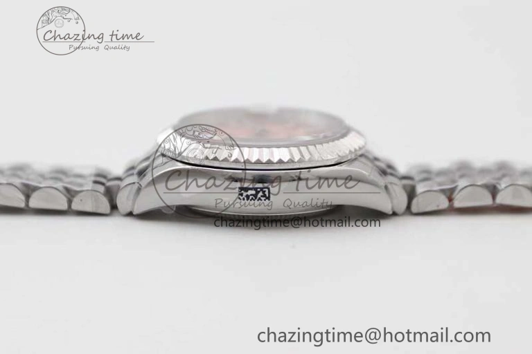 Durable Lady DateJust 28 SS TWF 1:1 Best Edition 904L Steel Pink Dial on President Bracelet NH 10206