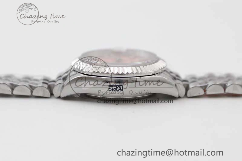 Durable Lady DateJust 28 SS TWF 1:1 Best Edition 904L Steel Pink Dial on President Bracelet NH 10206