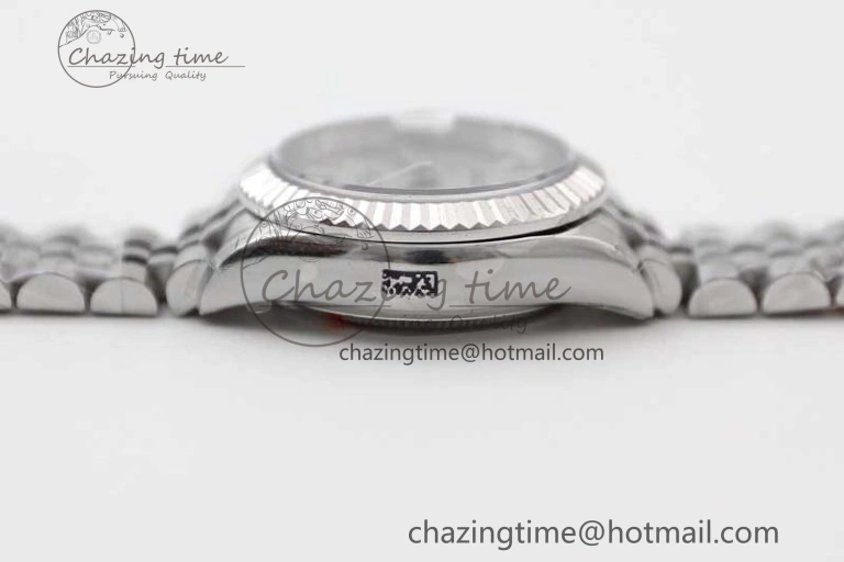 Lady DateJust 28 SS TWF 1:1 Best Edition 904L Steel Silver Dial Roman Markers on President Bracelet NH Timeless 2182