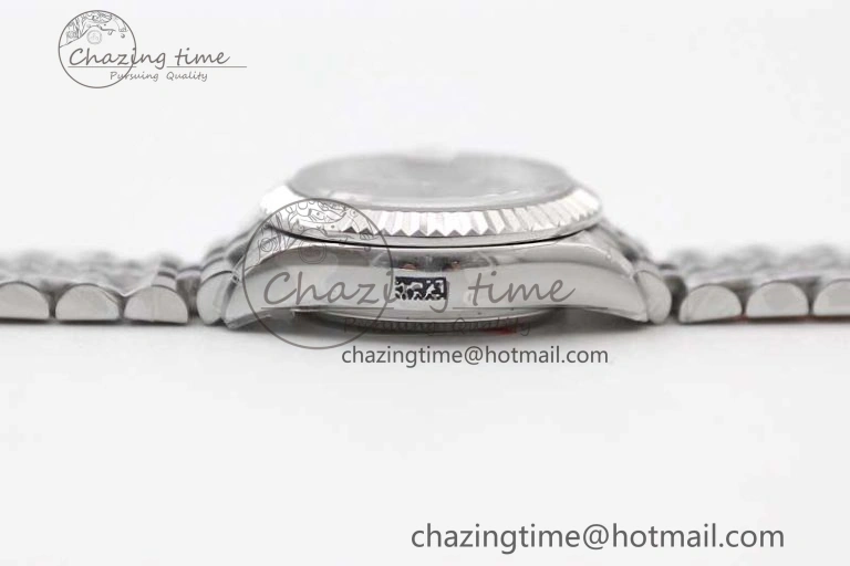 Lady DateJust 28 SS TWF 1:1 Best Edition 904L Steel Silver Dial on President Bracelet NH WeatherProof 10200