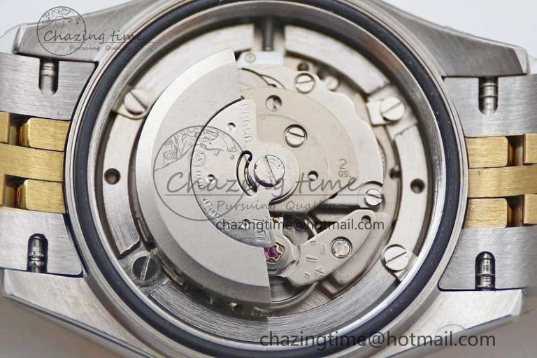 Lady DateJust 28 SS YG TWF Diamonds Bezel 1:1 Best Edition Gold Dial Diamond Markers on Jubilee Bracelet NH Classic 2133