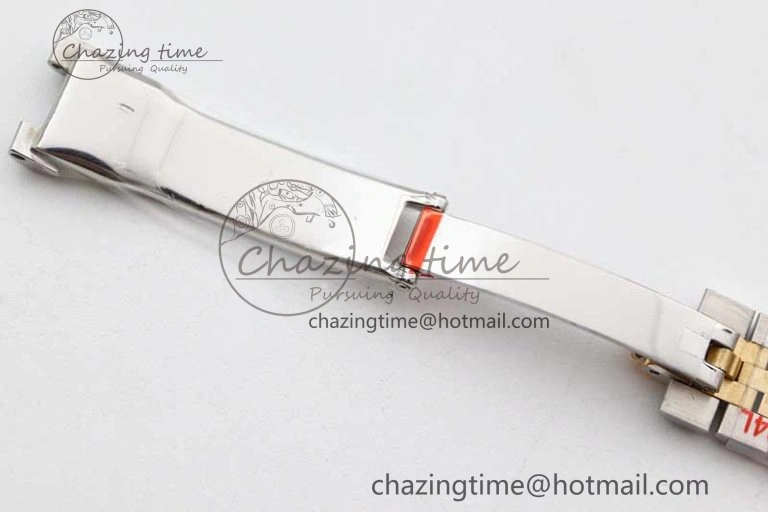 Seasonal Lady DateJust 28 SS YG TWF Diamonds Bezel 1:1 Best Edition Green Dial Roman Markers on Jubilee Bracelet NH 2135