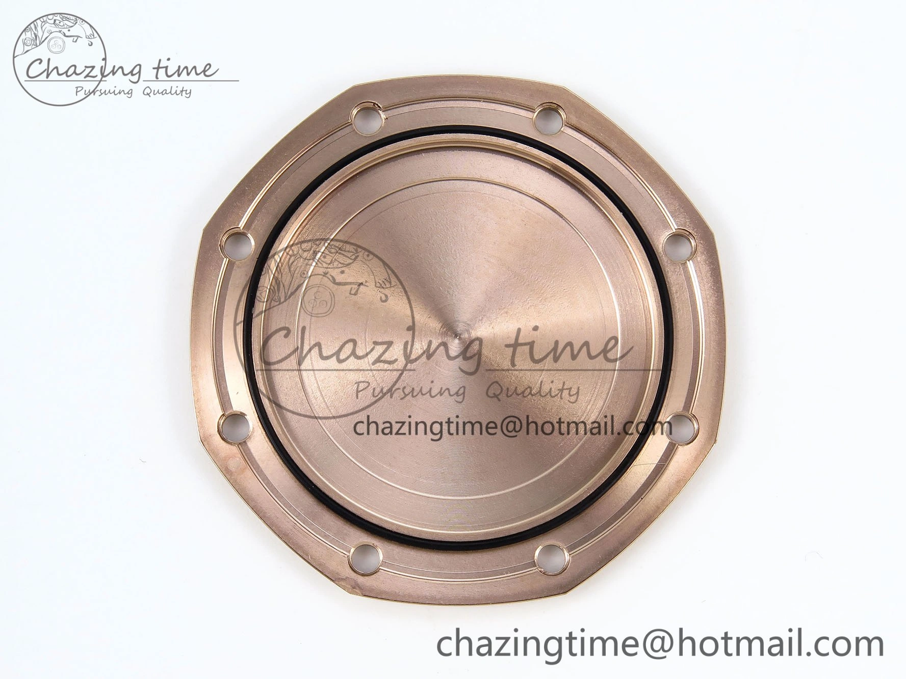 Lady Royal Oak 33mm 67651 RG ZF 1:1 Best Edition Brown Textured Dial on RG Bracelet RONDA Quartz Compact 10078