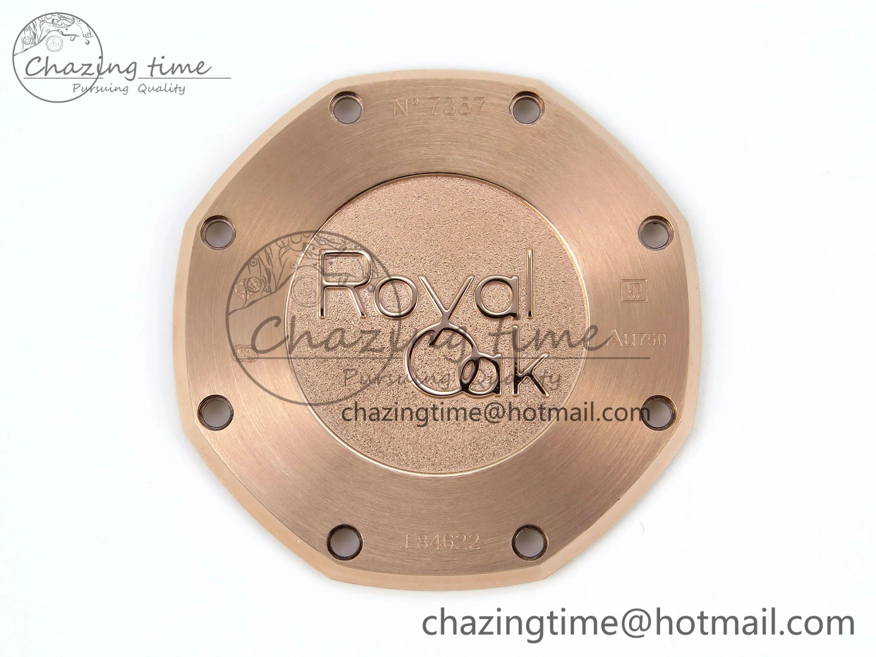 Lady Royal Oak 33mm 67651 RG ZF 1:1 Best Edition RG Textured Dial on RG Bracelet RONDA Quartz Lightweight 10086