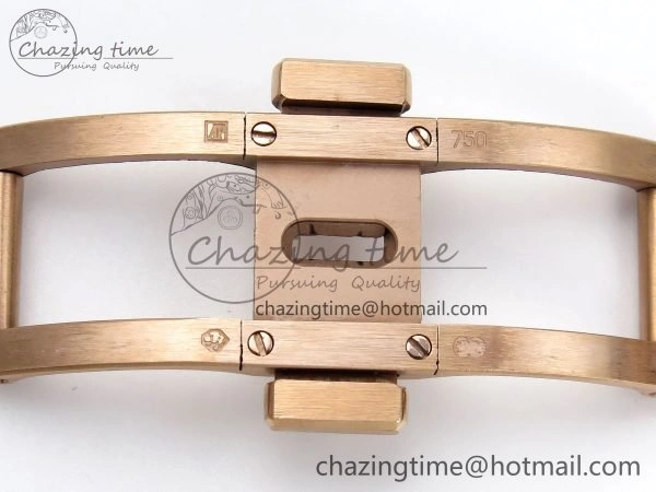 Lady Royal Oak 33mm 67651 RG ZF 1:1 Best Edition RG Textured Dial on RG Bracelet RONDA Quartz Lightweight 10086