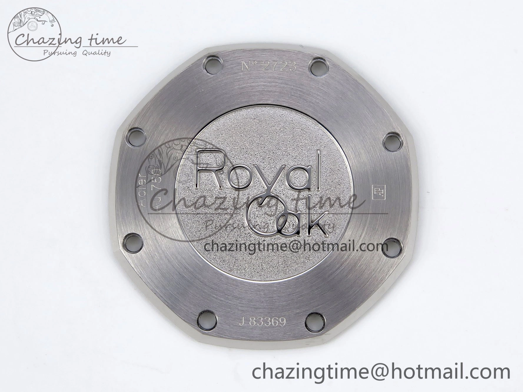 Lady Royal Oak 33mm 67651 SS RG ZF 1:1 Best Edition White Textured Dial on SS RG Bracelet RONDA Quartz Efficient 4489