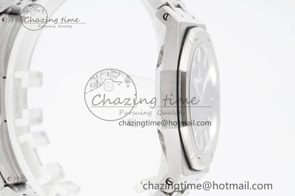 Lady Royal Oak 33mm SS JJF 1:1 Best Edition Black Dial on SS Bracelet ETA Quartz Sleek 4645
