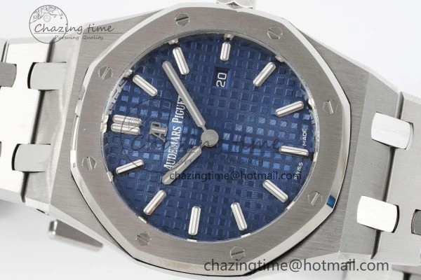 FreshLook Lady Royal Oak 33mm SS JJF 1:1 Best Edition Blue Dial on SS Bracelet ETA Quartz 4642