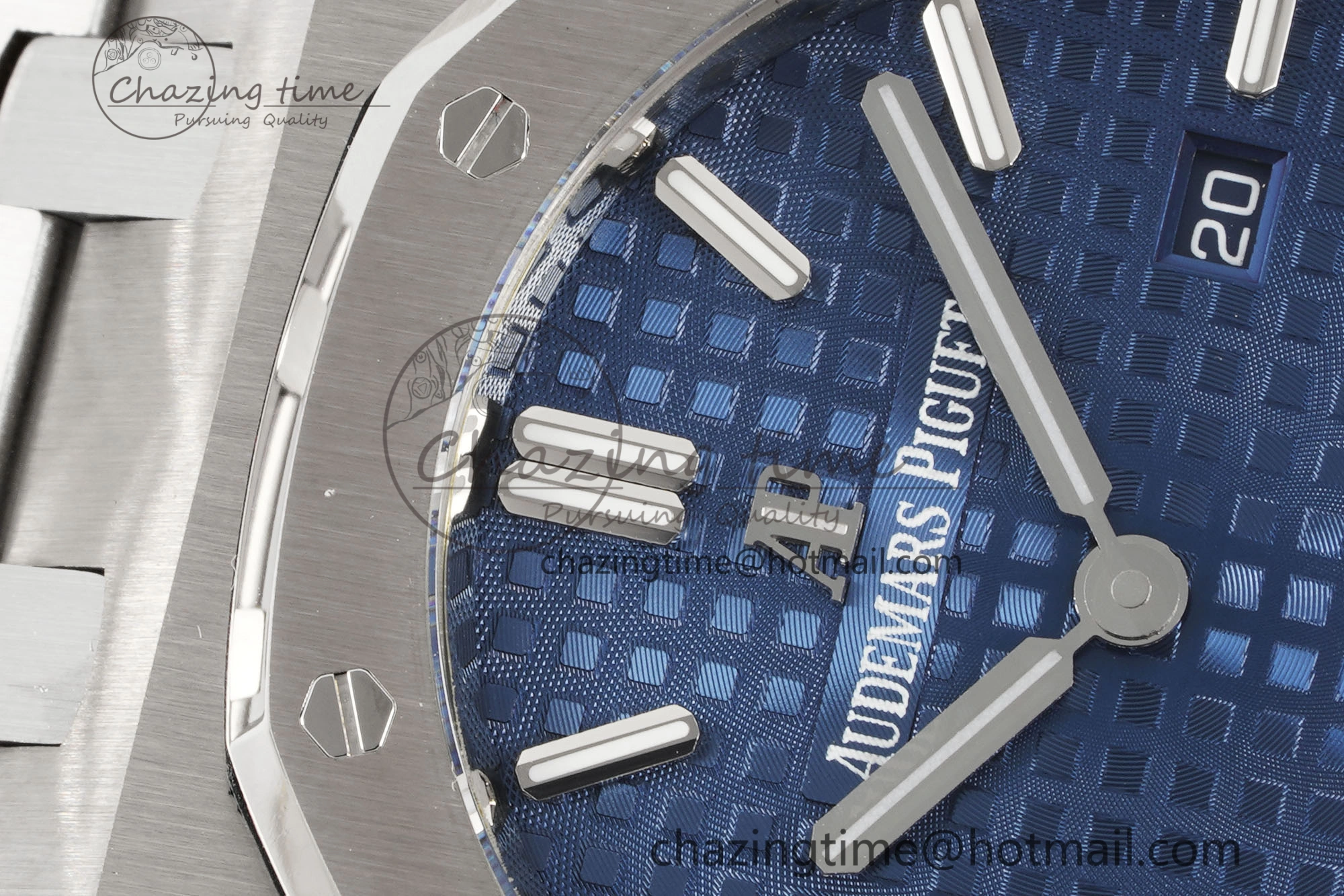 FreshLook Lady Royal Oak 33mm SS JJF 1:1 Best Edition Blue Dial on SS Bracelet ETA Quartz 4642