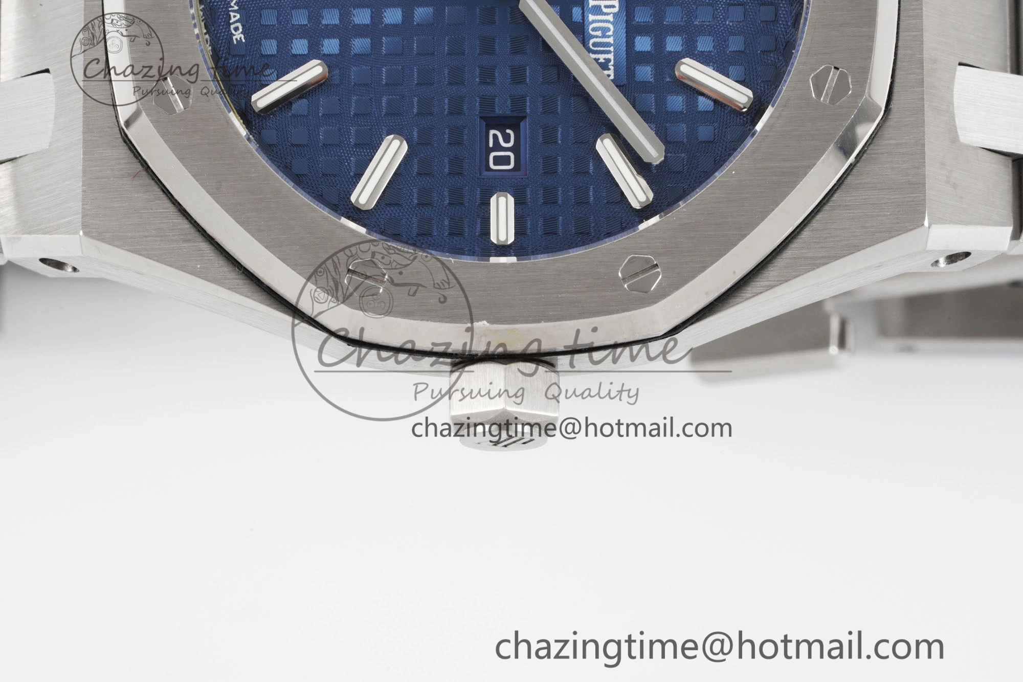 FreshLook Lady Royal Oak 33mm SS JJF 1:1 Best Edition Blue Dial on SS Bracelet ETA Quartz 4642