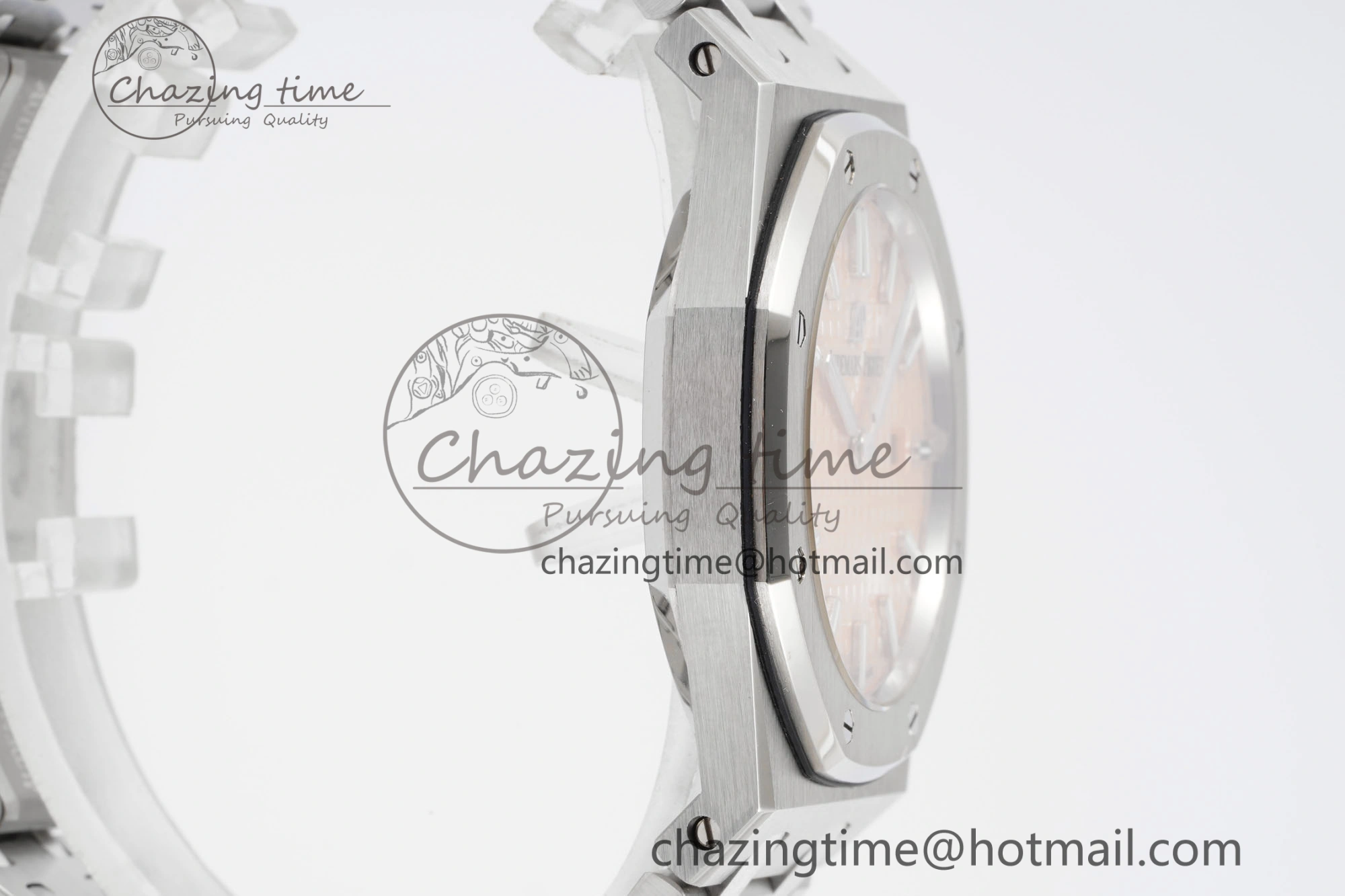 Lady Royal Oak 33mm SS JJF 1:1 Best Edition Cream Dial on SS Bracelet ETA Quartz Compact 10149